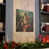 No frame - Enchanting Floral and Butterfly Canvas Print - Surreal Nature Art - mulitple sizes - Image 14