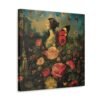 No frame - Enchanting Floral and Butterfly Canvas Print - Surreal Nature Art - mulitple sizes - Image 16