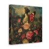 No frame - Enchanting Floral and Butterfly Canvas Print - Surreal Nature Art - mulitple sizes - Image 2