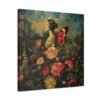 No frame - Enchanting Floral and Butterfly Canvas Print - Surreal Nature Art - mulitple sizes - Image 9