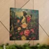 No frame - Enchanting Floral and Butterfly Canvas Print - Surreal Nature Art - mulitple sizes - Image 21