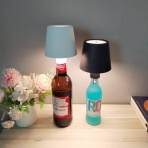 Illuminate Your Space with the LED Wine Bottle Cordless Table Lamp