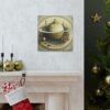Saturn Re-Imagined #1: High-Quality Cotton Canvas Gallery Wraps in Multiple Sizes (12"x12", 20"x20", 30"x30", 1.25"), with Outstanding Image Clarity and Detail, Solid Support Face, Closed MDF Backing, Suitable for Indoor Use - Unframed Art - Image 13