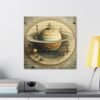 Saturn Re-Imagined #1: High-Quality Cotton Canvas Gallery Wraps in Multiple Sizes (12"x12", 20"x20", 30"x30", 1.25"), with Outstanding Image Clarity and Detail, Solid Support Face, Closed MDF Backing, Suitable for Indoor Use - Unframed Art - Image 4