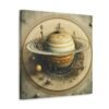 Saturn Re-Imagined #1: High-Quality Cotton Canvas Gallery Wraps in Multiple Sizes (12"x12", 20"x20", 30"x30", 1.25"), with Outstanding Image Clarity and Detail, Solid Support Face, Closed MDF Backing, Suitable for Indoor Use - Unframed Art - Image 2