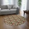 Roses and Snakes bedroom rug